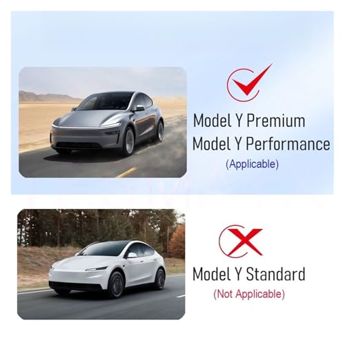 Rejilla de ventilación premium de parachoques para Tesla Model Y Juniper, acabado elegante 3