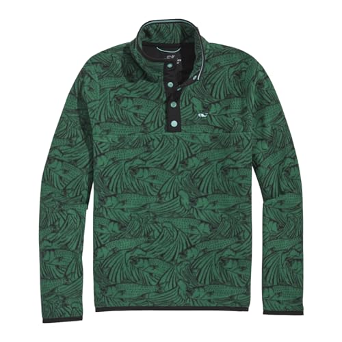 vineyard vines Boys' Harbor Fleece Quarter-snap4