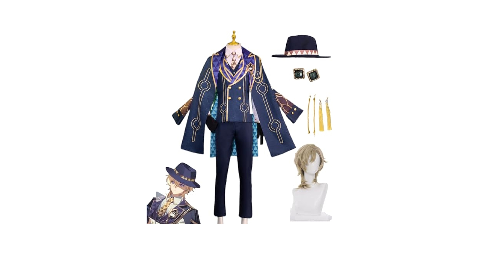 Amazon.co.jp: Added Wig Collapse Star Rail Aventurine