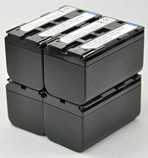 BTBAI Compatible bp-930 Battery for bp-911 bp-945 bp-970 Digital Camera Video Camcorder (4X Battery+Charger AC Dual)