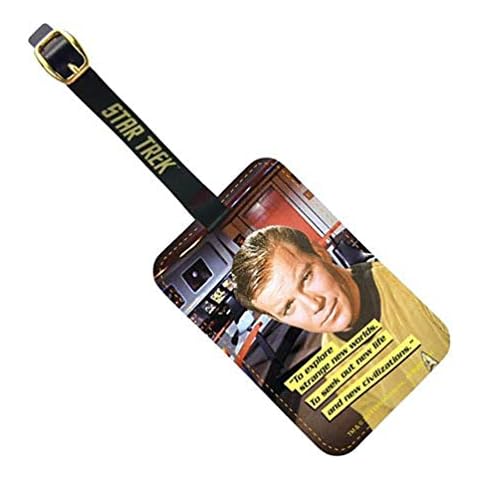 The Coop Star Trek Captain Kirk Graphic Luggage Tag Cover