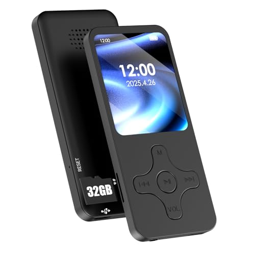 KOVCDVI MP3v[[ Bluetooth5.0 ^ mp3vC[ Xs[J[ 32GB1.8C` ^b`{^ ȒP OTG@\ ʐ^/FMWI/^/dqubN/ڊov@\ ʊw/ʋ/jO/K/wK