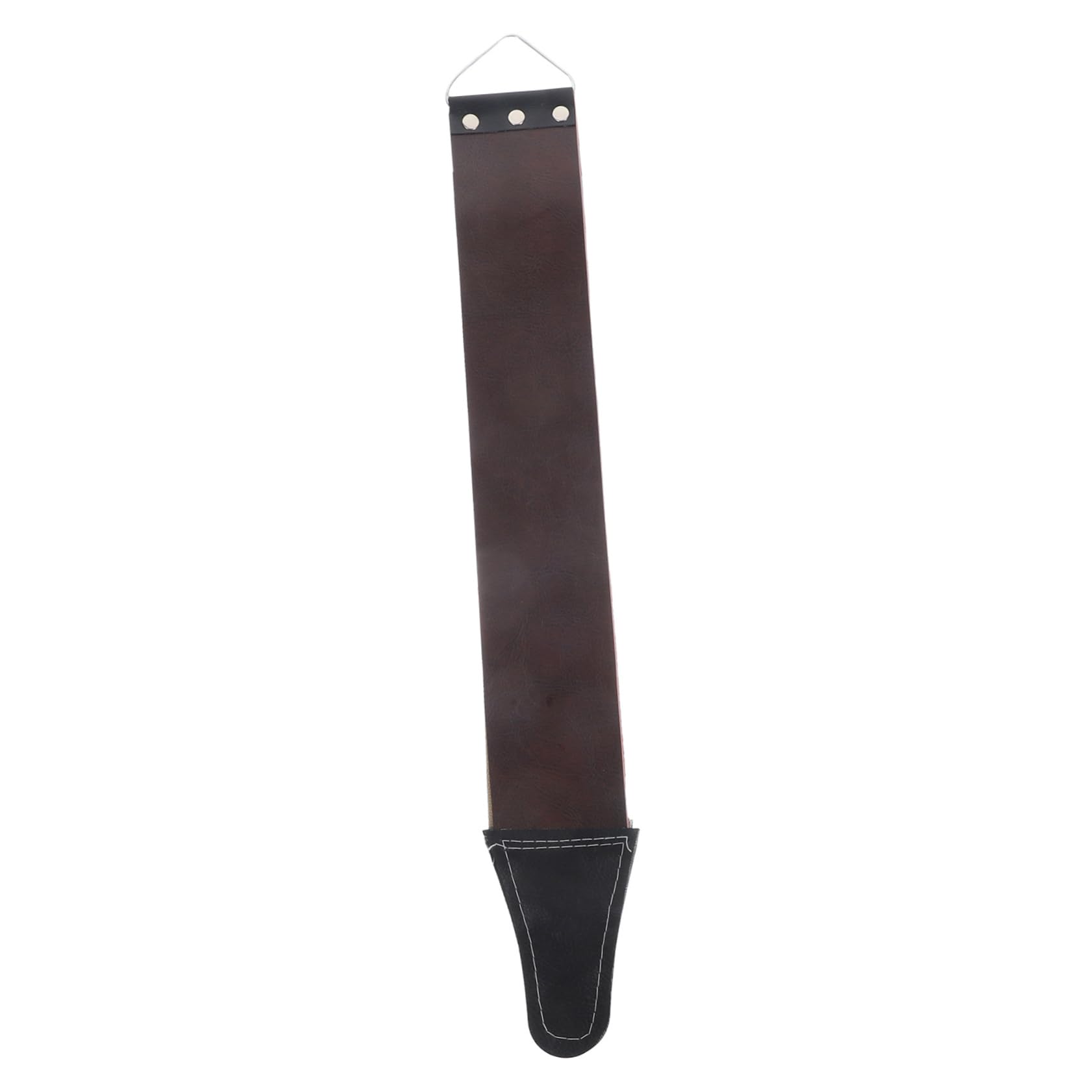 IWOWHERO Leather Canvas Knife Cloth Straight Razor Strop Razor Sharpening Tool Random Color