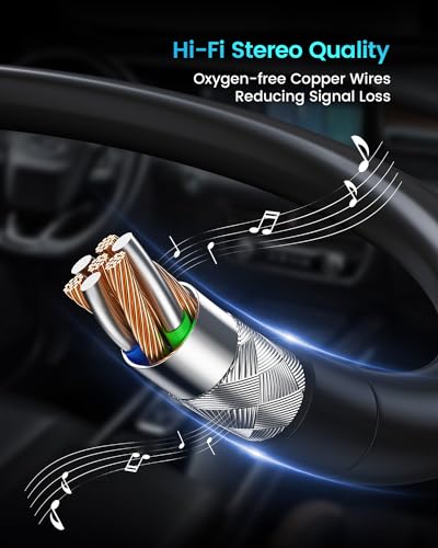 ANDTOBO USB to Aux Audio Adapter, 3.5mm Male to USB Female, Car Music Player - Image 6