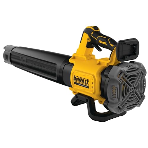 Image of DEWALT DCMBL562N-XJ 18V XR Cordless Brushless Axial Blower - Bare Tool, 450 CFM Air Volume & 200 km /h Air Speed, Ideal Gardening Tool for Cleaning Debris, Waste & Leaves, Battery NOT Included