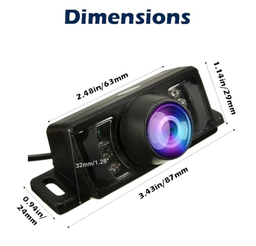 Image of Backup HD Camera Rear View License Plate Night Vision Waterproof Compatible with Sony Car Radio XAV-AX150 XAV-9500ES XAV-AX3200 XAV-AX5000 XAV-AX5600 XAV-AX7000 XAV-AX8000