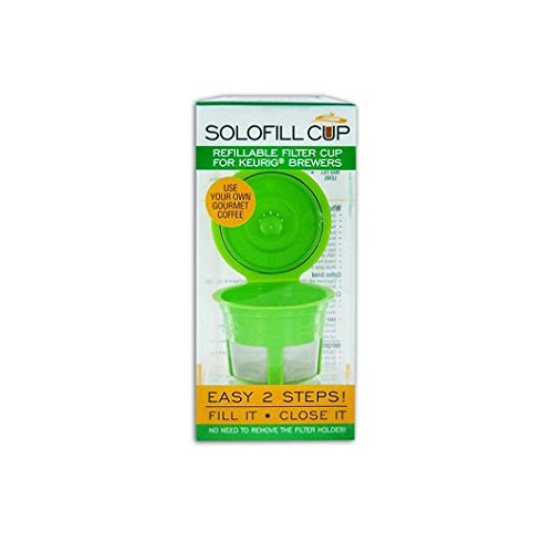 Solo-fill Reusable & Refillable K-cup for Keurig Brewers