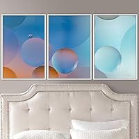 3 Piece Framed Canvas Wall Art 3D Abstract Canvas Prints Home Artwork Decoration for Living Room,Bedroom - 16