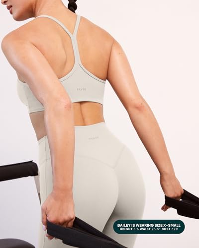 Image of PAVOI ACTIVE Yoga Racerback Bras for Women - Buttery Soft Low Support Scoop Neck Y-Back Thin Strap Sports Bra - FlexFlow