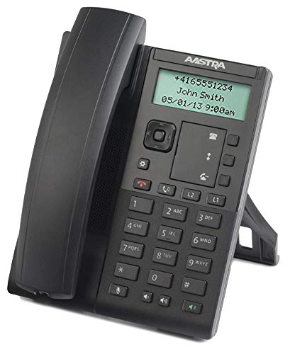 Mitel 80C00005AAA A   Teléfono IP (Negro, Terminal con conexión por Cable, LCD, 128 x 48 Pixeles, 6,98 cm (2.75