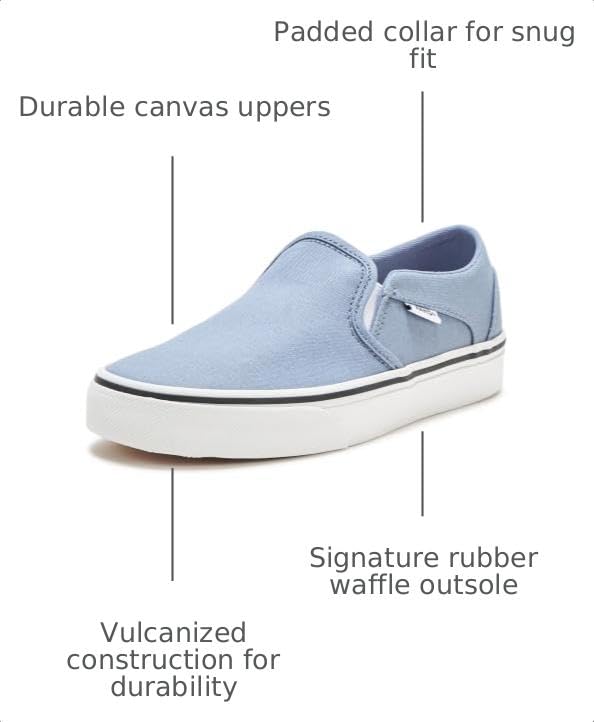 Image of Vans Women's Asher Adult Low Top Sneakers