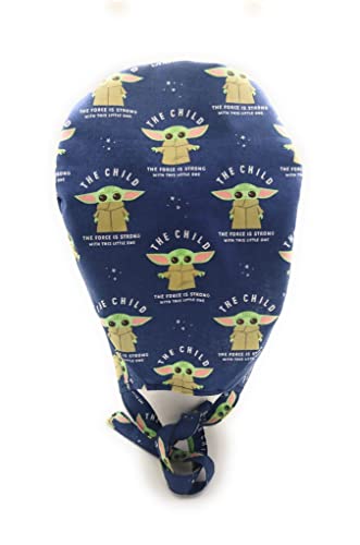 Gorro de tela algodón diseño SciFi negro y amarillo miniatura 3