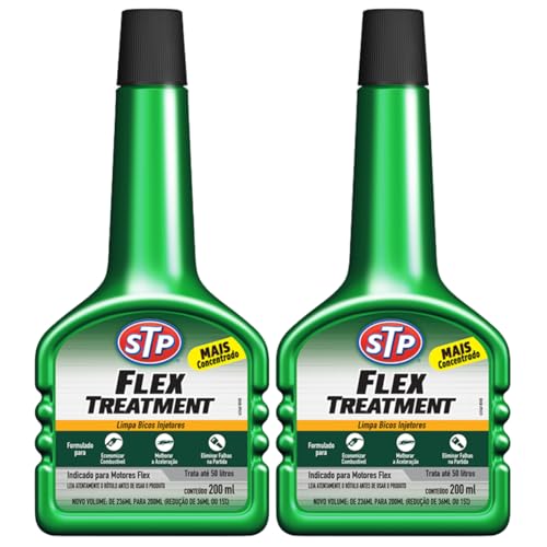 Kit 2 Aditivo Stp Flex Treatment Combustível Alcool E Gasolina