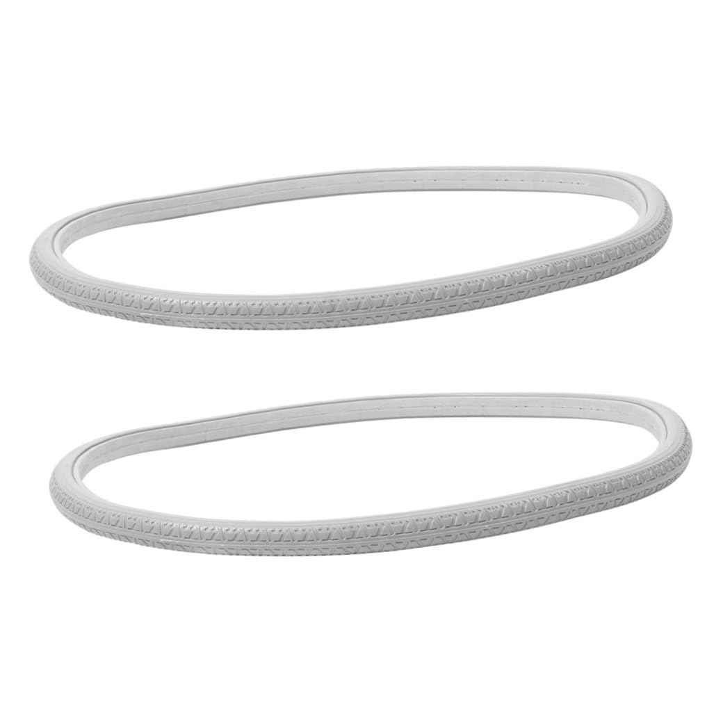 Pu Rollstuhlreifen Elastisch und Pannensicher 2 Stück Ersatzreifen für Rollstuhl 24 Zoll mit Leichtem Wartungsarmem Design für Innen und Außenbereiche
