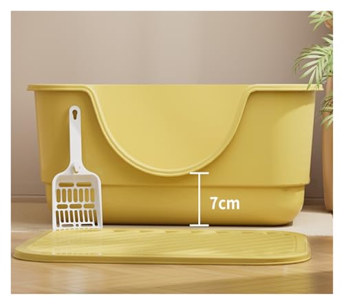 Arenero Grande Para Gatos Con Lados Altos Verde miniatura 3