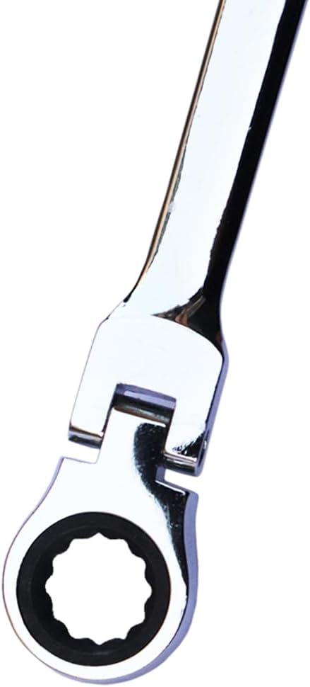 Extended Ratchet Wrench Set Double Box End Flexible Head for Home Repairs and Furniture Assembly