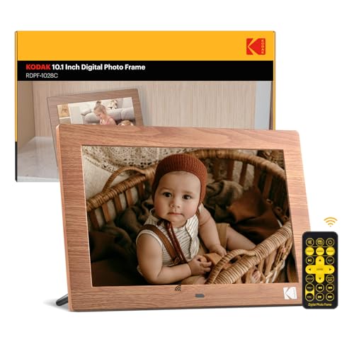KODAK Digital Picture Frame with Remote Control, 10.1 Inch Digital Picture Frame with 1280x800 IPS...