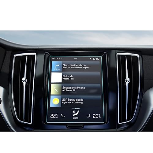 Protecteur d'écran en verre trempé pour Volvo XC40 XC60 XC90 S60 S90 V60 tactile 8,7 pouces