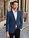 COOFANDY Sport Coats for Men Suit Jacket Linen Slim Fit Sport Coat Business Fashion Daily Blazer Blue 2X-Large