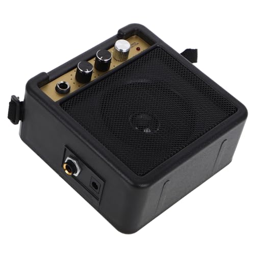 Angoily Mini-ampli pour Guitare Électrique Ampli Portable pour Guitare Entraînement Mini-ampli pour Basse