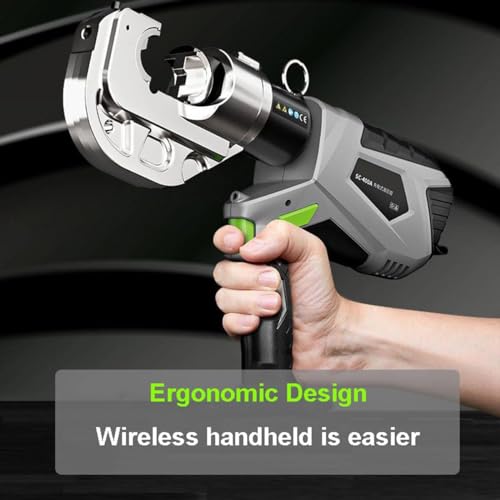 Crimpador Terminal Cabo 18v, Ferramenta Crimpagem Hidráulica Elétrica, Alicate Crimpagem Automático