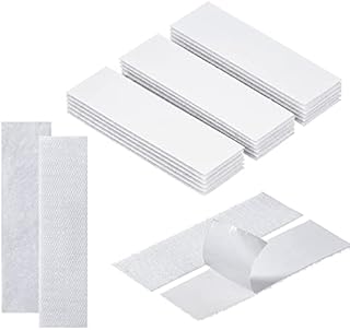BRAVESHINE 32 Pairs Picture Hanging Strips Extra Strong, Large Picture Mounting Strips, Hook and Loop Tape Damage Free for Hanging Picture Frame, Home Decor (30x100mm, White)