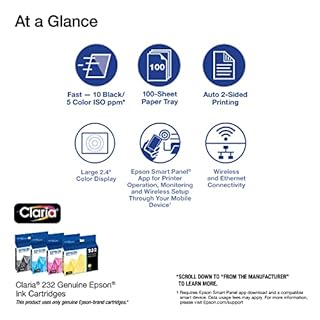 Epson Expression Home XP-4200 Wireless Color All-in-One Printer with Scan Copy, Automatic 2-Sided Printing, Borderless Photos and 2.4" Colorfull Display - Black