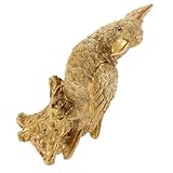 Taille compacte et légère : Avec dimensions de 25 x 12 x 8,5 cm, cette statuette de perroquet se place facilement en intérieur comme extérieur, s’adaptant aisément à divers espaces sans encombrement.