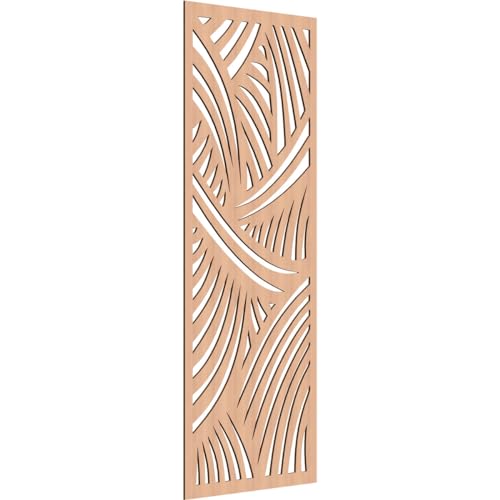 Image of Chester Decorative Pierced Fretwork Wood Wall Panels, 29 3 /8 inchW x 74 3 /8 inchH x 1 /4 inchT, Alder