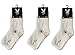 Produktbild Playboy Damen/Kinder Kuschelsocken, Bettsocken in 37-42, Schwarz, Weiß, Pink, Rosa (6 Paar Weiß)