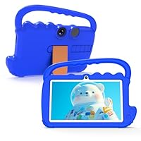 Kids Tablet, Android Toddler Tablet 7 inch Tableta for Kids, 4GB RAM 32GB ROM Supports 1TB Expansion, WiFi-6 Dual Camera 7\" IPS Safety Eye Protection Screen Parental Control, Latest Model Kid Tablets