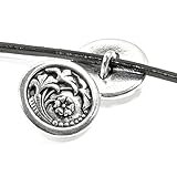 TierraCast Pewter Buttons-FINE SILVER PLATED CZECH FLOWER 17mm (2)