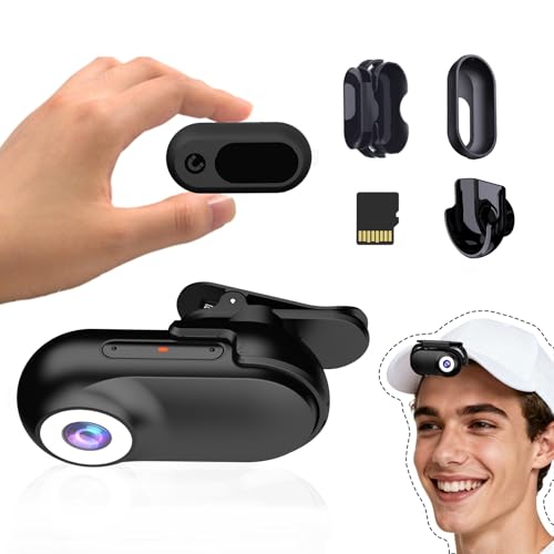 Xilecam Mini Action Cam1080P und 32 GB Speicherkarte Helmkamera Motorrad Bodycam Mini Kamera Multifunctional Accessories Body Cam(Mattschwarz) Xilecam Mini Action Cam1080P und 32 GB Speicherkarte Helmkamera Motorrad Bodycam Mini Kamera Multifunctional Accessories Body Cam(Mattschwarz)