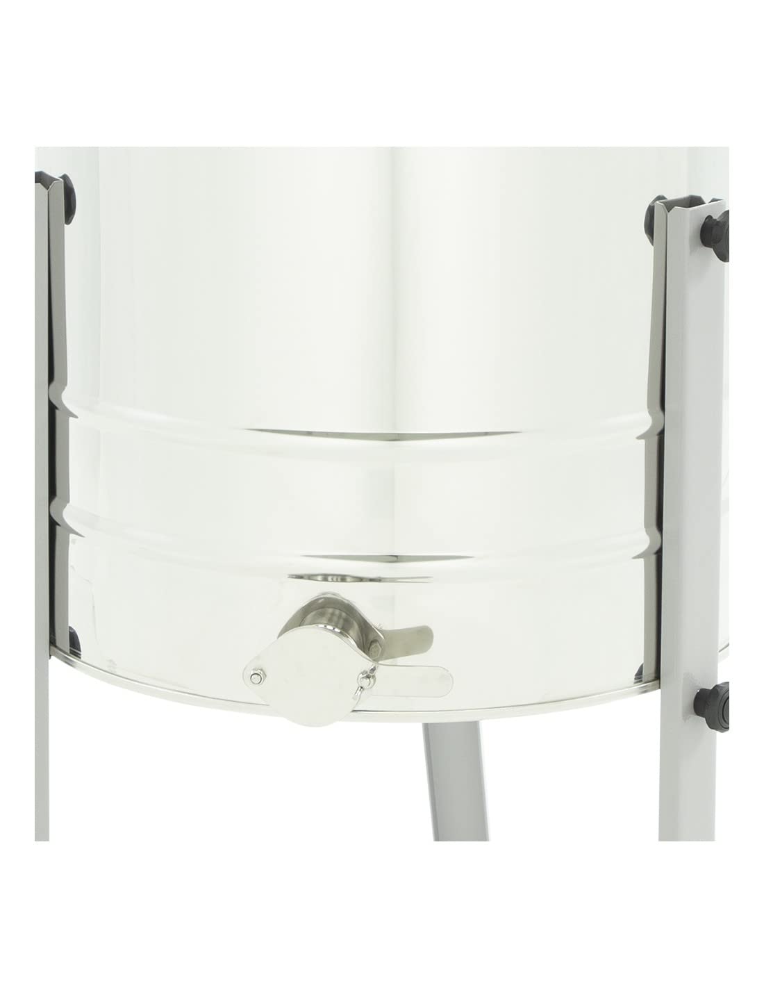 LYSON 4 Waben Honigschleuder Diagonalschleuder elektrischer Antrieb 230V Ø500 DNM Zander LN Honeyextractor mit rostfreiem Ventil Tangentialschleuder für 4 Rähmchen DNM, LN, Zander MINIMA LINE