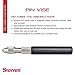 Starrett Pin Vise with Insulated, Octagonal Handles, Smaller Body Diameter, and Special Tapered Collet for Maximum Clamping Surface - .030-.062