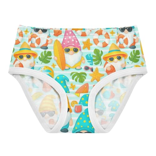 Joisal Cotton Toddlers Underwear Floral Cute Summer Gnomes Panties for Girl Aesthetic Kids Briefs Undies 2t