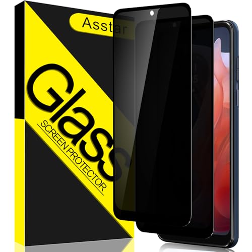 Asstar 2 Pack Privacy Screen Protector for Moto G 5G 2025, Anti-Spy Film