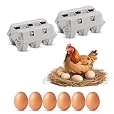 Zoom IMG-2 50 contenitori bucati portauova bianchi Zoom IMG-2 50 contenitori bucati portauova bianchi