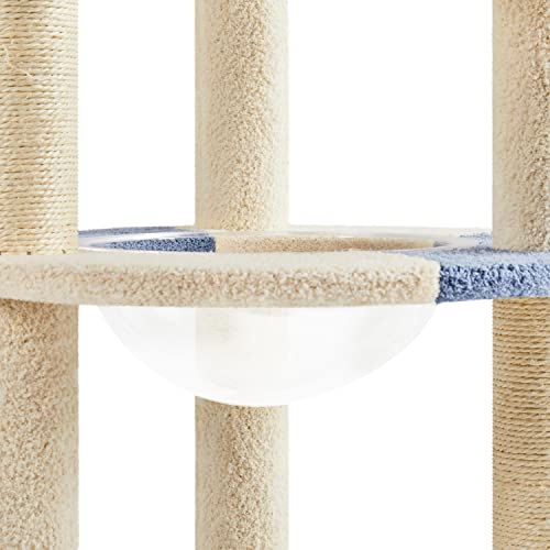 Árbol para gatos 35in con base reforzada y bola colgante miniatura 4
