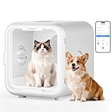 Samrado Automatic Pet Dryer Box for Cats & Small Dogs, 68L Dog Cat Dryer for Pet Grooming, Quiet 40dB Hands-Free Drying, App-Control, 6 Modes, Temperature Control & Overheat Protection