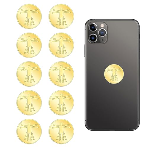 JOYOLA 10 Pezzi Adesivo Anti-radiazioni per Cellulare, Adesivi Anti Radiazioni Dispositivi EMF Bloccanti Anti Onde Elettromagnetiche per Telefoni Cellulari Computer Laptop Dispositivi Elettronici