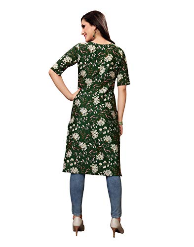 Image of Sanisa Women's Crepe Printed Kurta