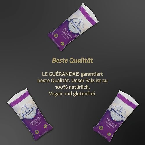 Meersalz Le Guérandais Fleur de Sel de Guérande 1000g grobes Salz