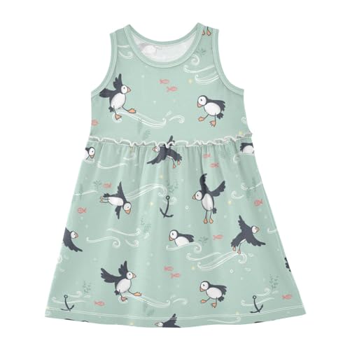 Girls' Short Sleeveless Dress Little Girls Sleeveless Dress Sets Cute Summer Sundress Casual Sleeveless Tank Dress