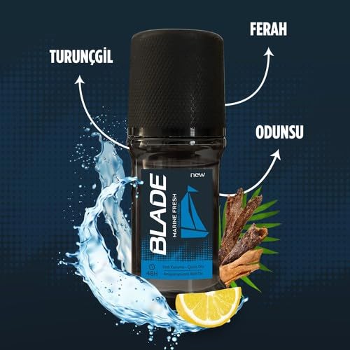 Blade Marine Fresh Erkek Roll On 3x50 Ml