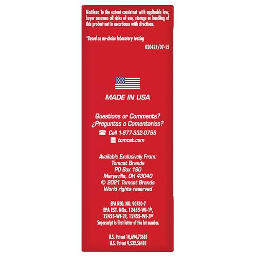 Tomcat Mouse Killer Child Resistant, Disposable Station, 1 Pre-Filled Ready-To-Use Bait Station