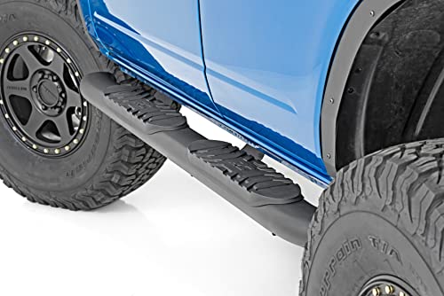 Rough Country Oval Nerf Step Bars for Ford Bronco (2021-2025)