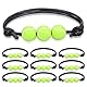 AFCJLTO 10 Stück Tennis Armbänder Kinder, Verstellbares Schnur Tennis Armband, Freundschaftsarmband Kinder, Tennis Mitgebsel, Tennis Party Tennis spiel Kindergeburtstag Mitgebsel