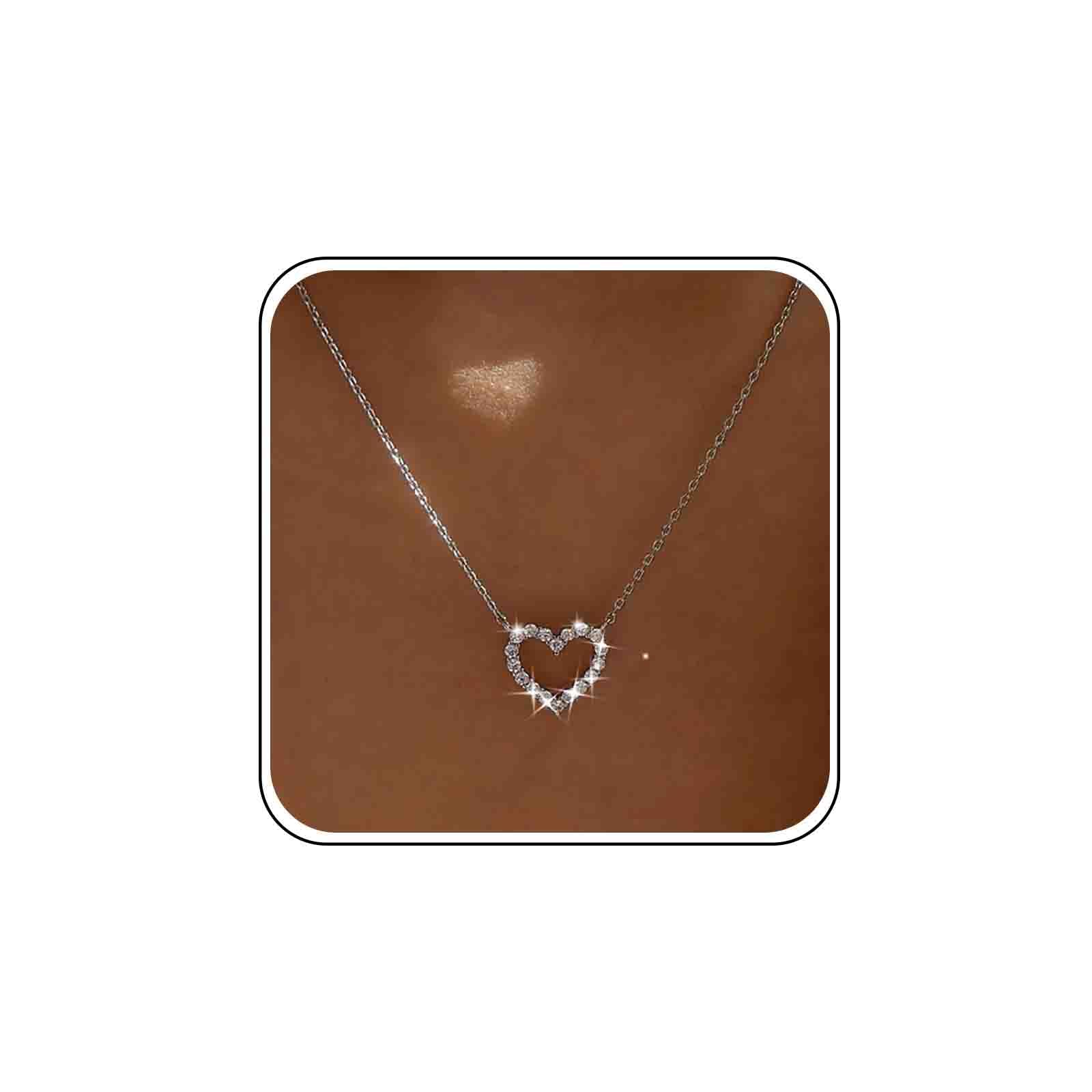 Mini collana di perle da sposa Collana con ciondolo a forma