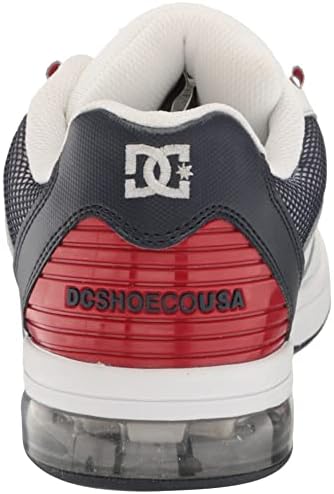 DC Men's Versatile Low Shoe Skate, White/Red/Blue, 9.5 | Image 2